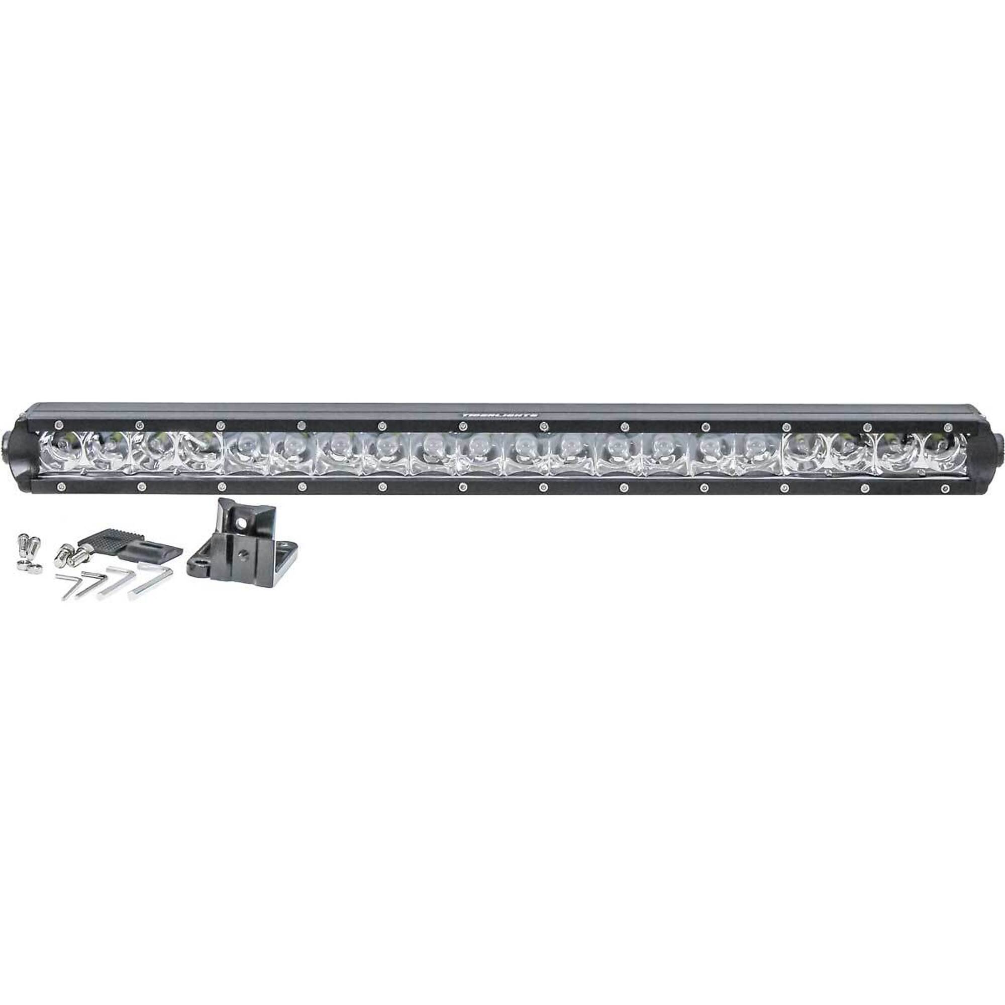 Tiger Lights Single Row LED Light Bar - 20in., 11,300 Lumens, 100 Watts, Clear Lens, Model# TL20SRC